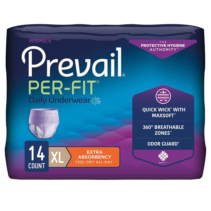 Prevail Women Per-Fit Daily Underwear Extra Absorbency