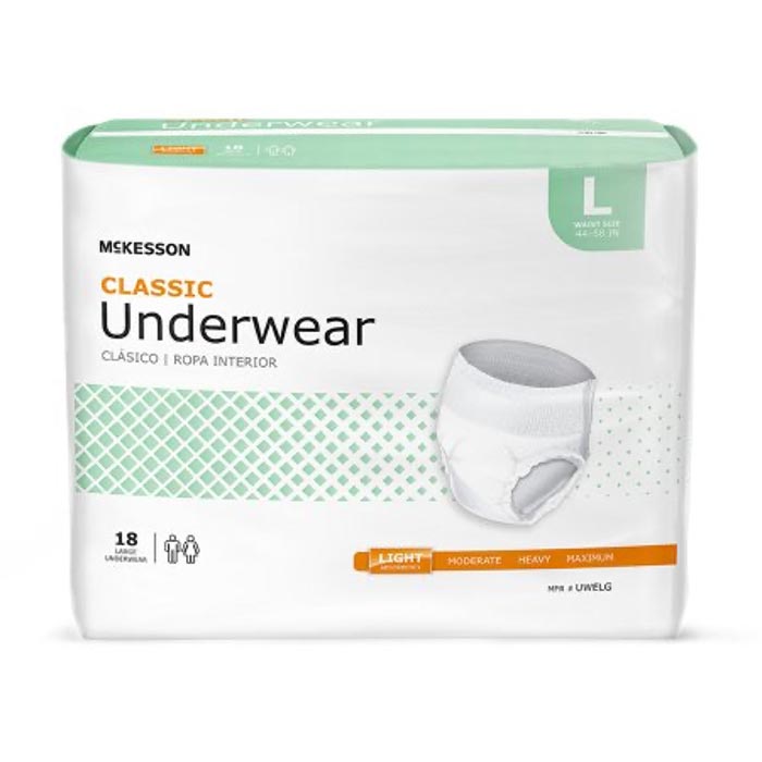 McKesson Classic Pull On Underwear