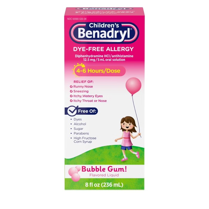 Benadryl Children's Liquid Allergy Relief