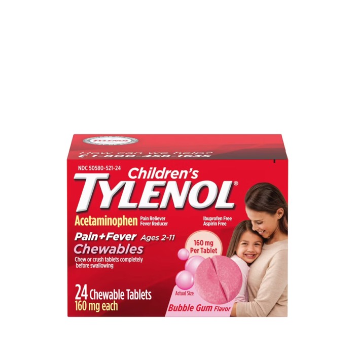 Tylenol Children's Pain + Fever Chewables