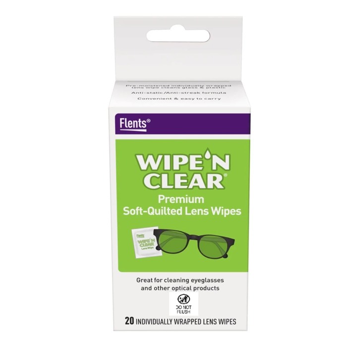 Flents Clear Lens Wipes