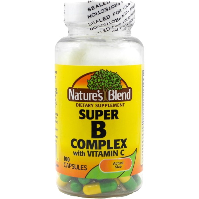 Nature's Blend Super B Complex With Vitamin C