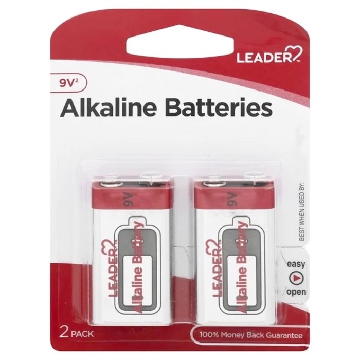 Leader 9V Alkaline Batteries
