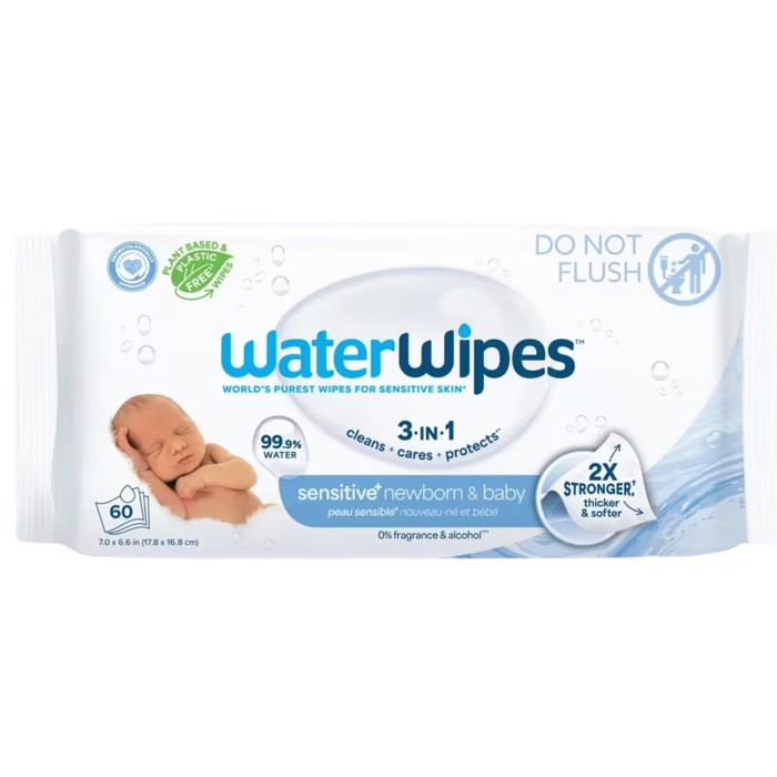 WaterWipes Sensitive Newborn & Baby Wipes