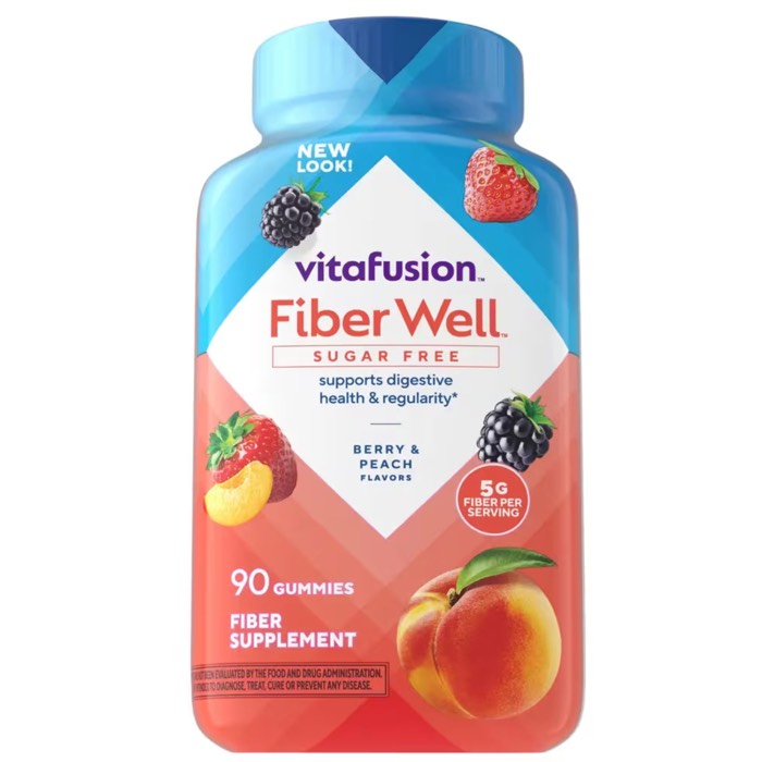 Vitafusion Fiber Well Sugar Free Gummies