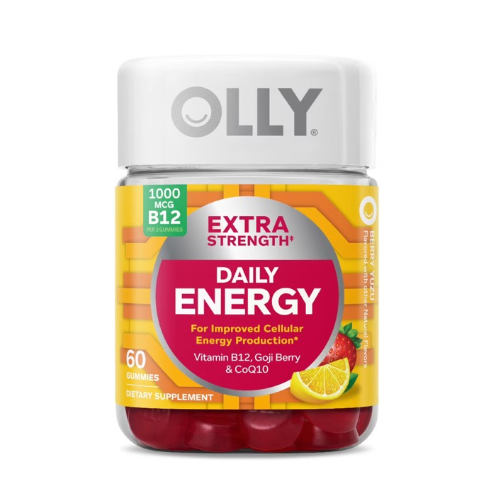 Olly Daily Energy Extra-Strength Berry Gummies