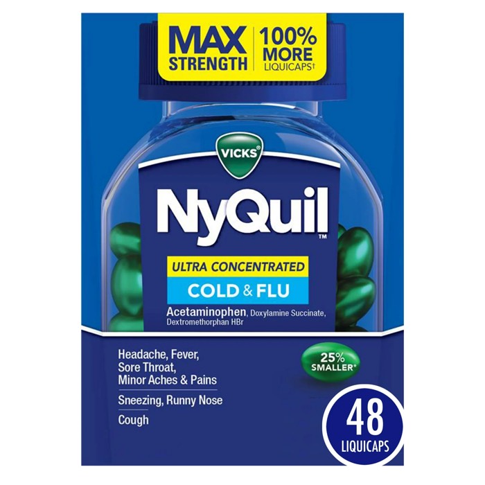 Vicks DayQuil/NyQuil Ultra Concentrated Cold & Flu LiquiCaps