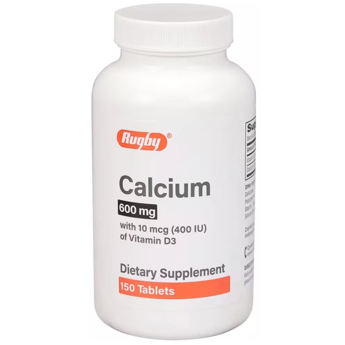 Rugby Calcium/Vitamin D Tablets