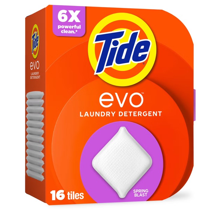 Tide Evo Detergent Tiles