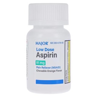 Major Aspirin Chewables 81mg