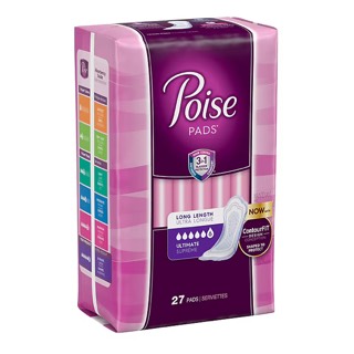 Poise Fresh Protection Ulitmate Absorbency Long Pads
