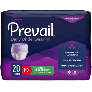 Prevail Womens Daily Underwear Maximum Absobency