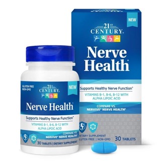 21st Century Nerve Health Gluten-Free Tablets