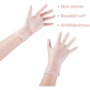 McKesson Vinyl Exam Gloves Powder Free  image 2